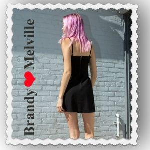 NEW Brandy❤ Melville black Karla dress